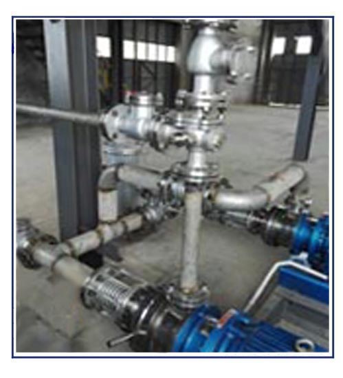 管线式胶体研磨机分别为研磨泵和粉碎泵
